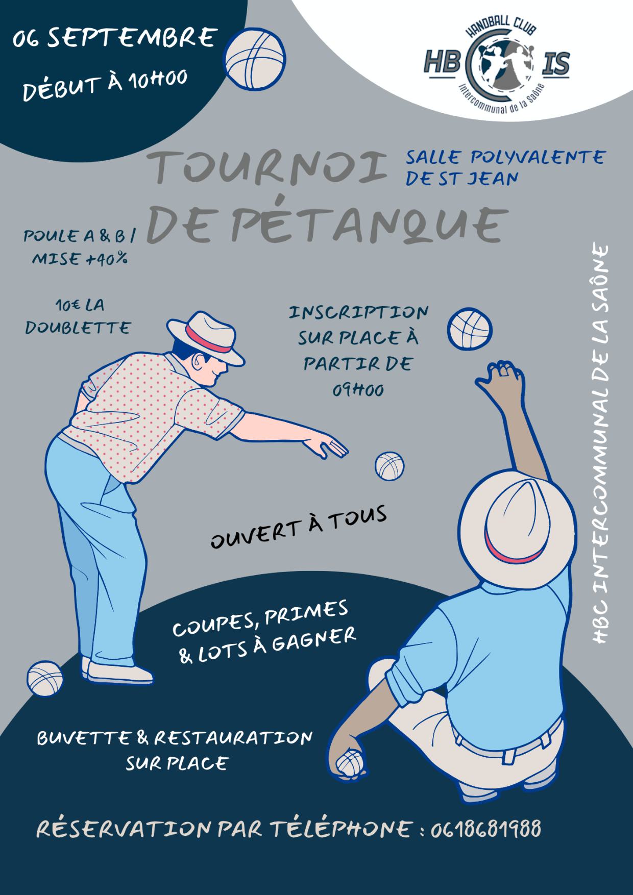 Tournoi de pétanque