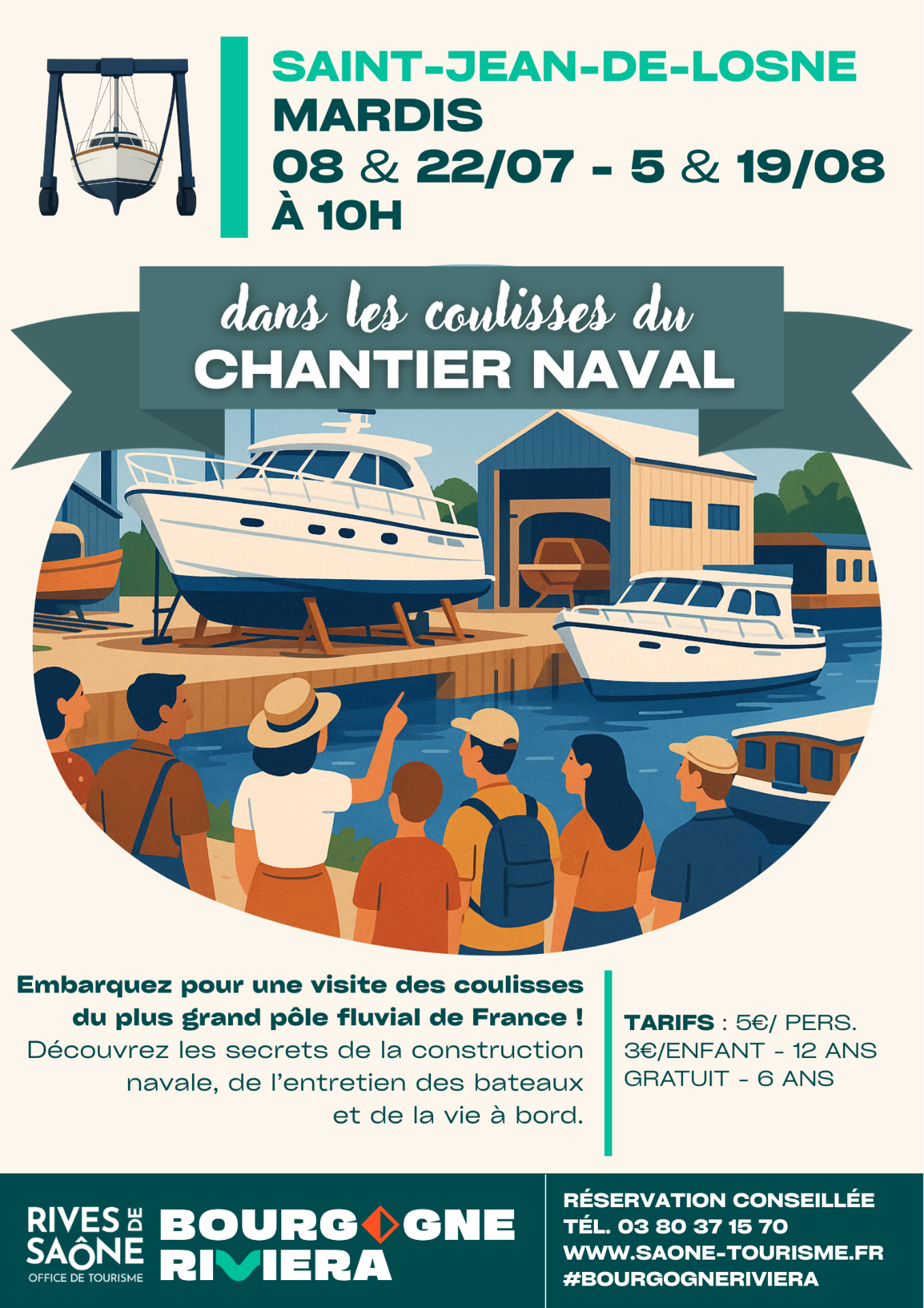 Visite du chantier naval