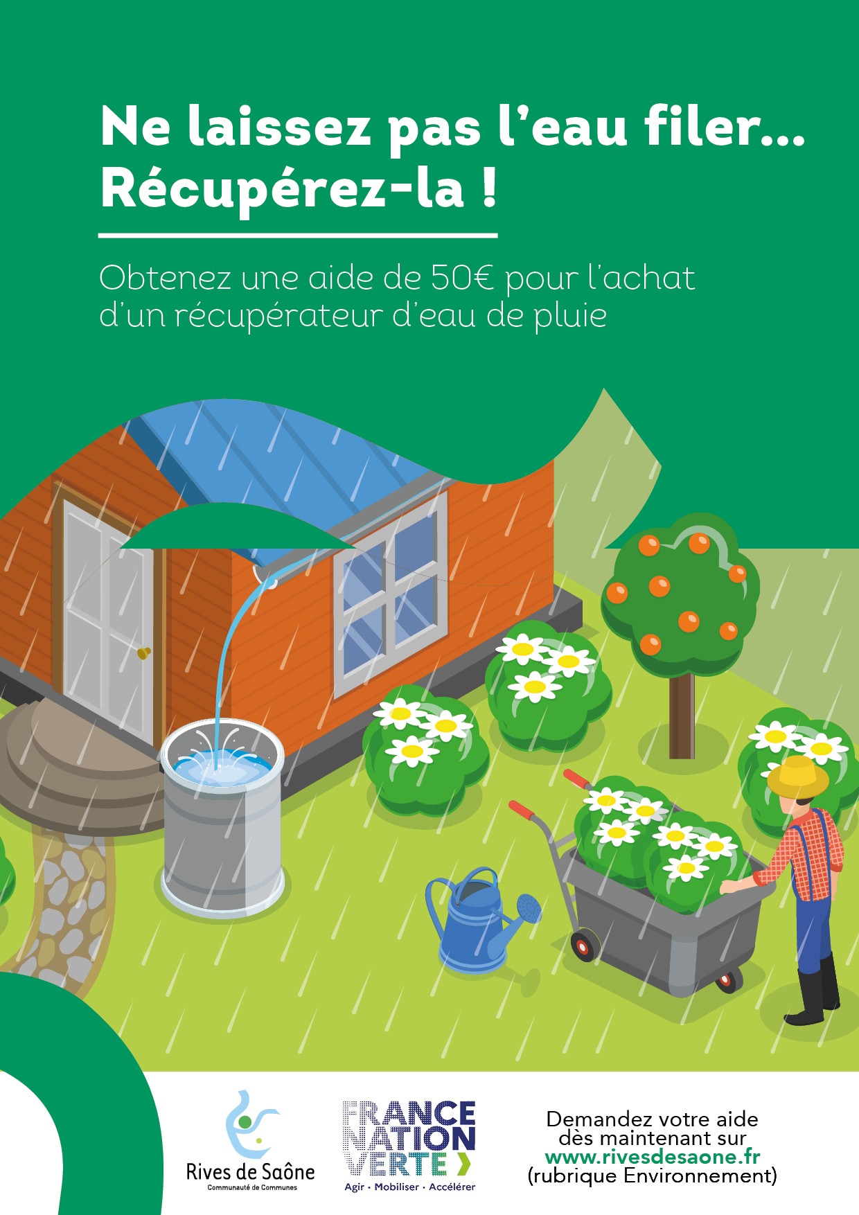 Aide à l'achat de récupérateur d'eau