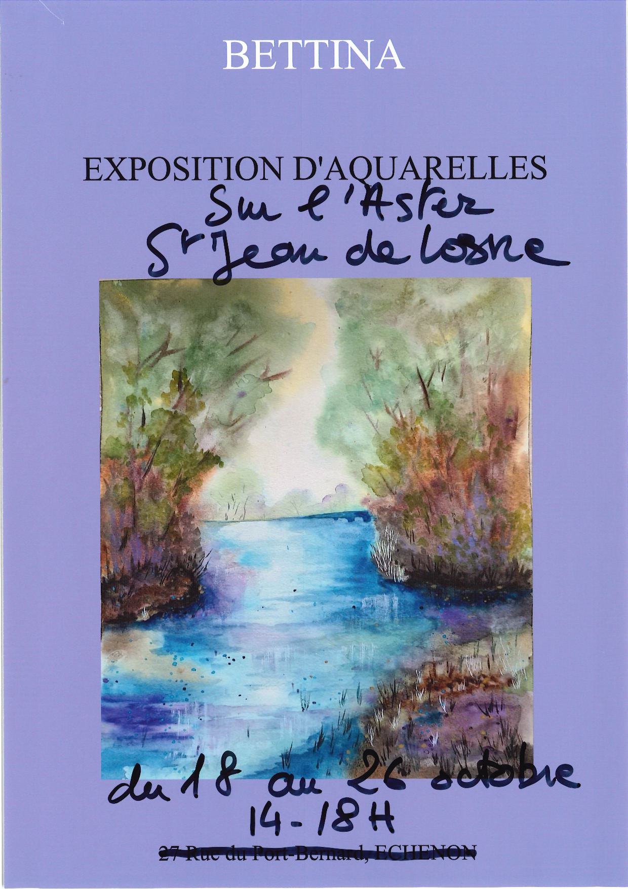 Exposition aquarelles