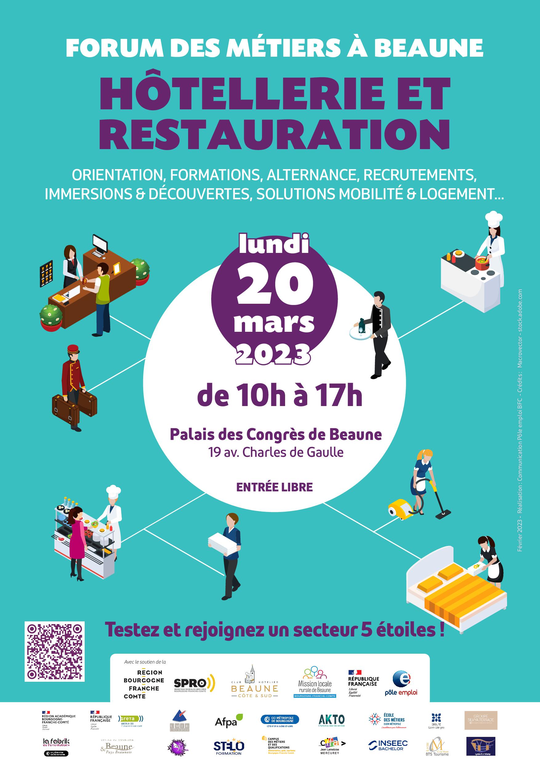 Forum des métiers hôtellerie restauration