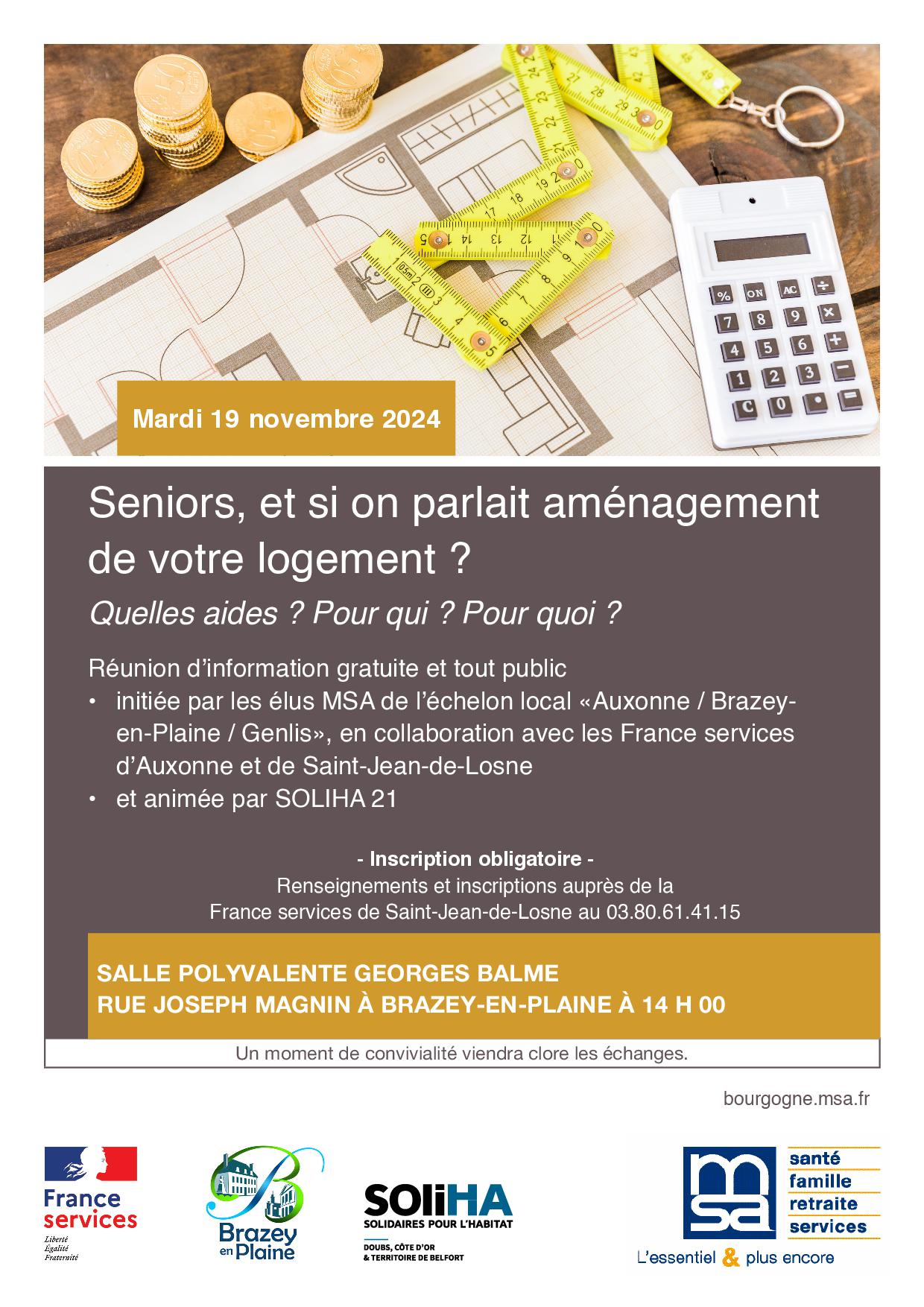 aménagement logement seniors