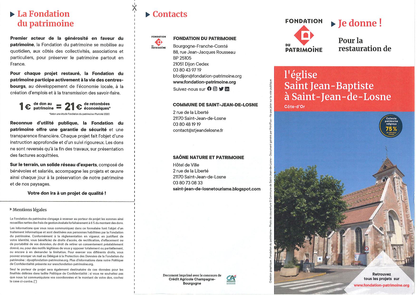 Je donne pour l'église