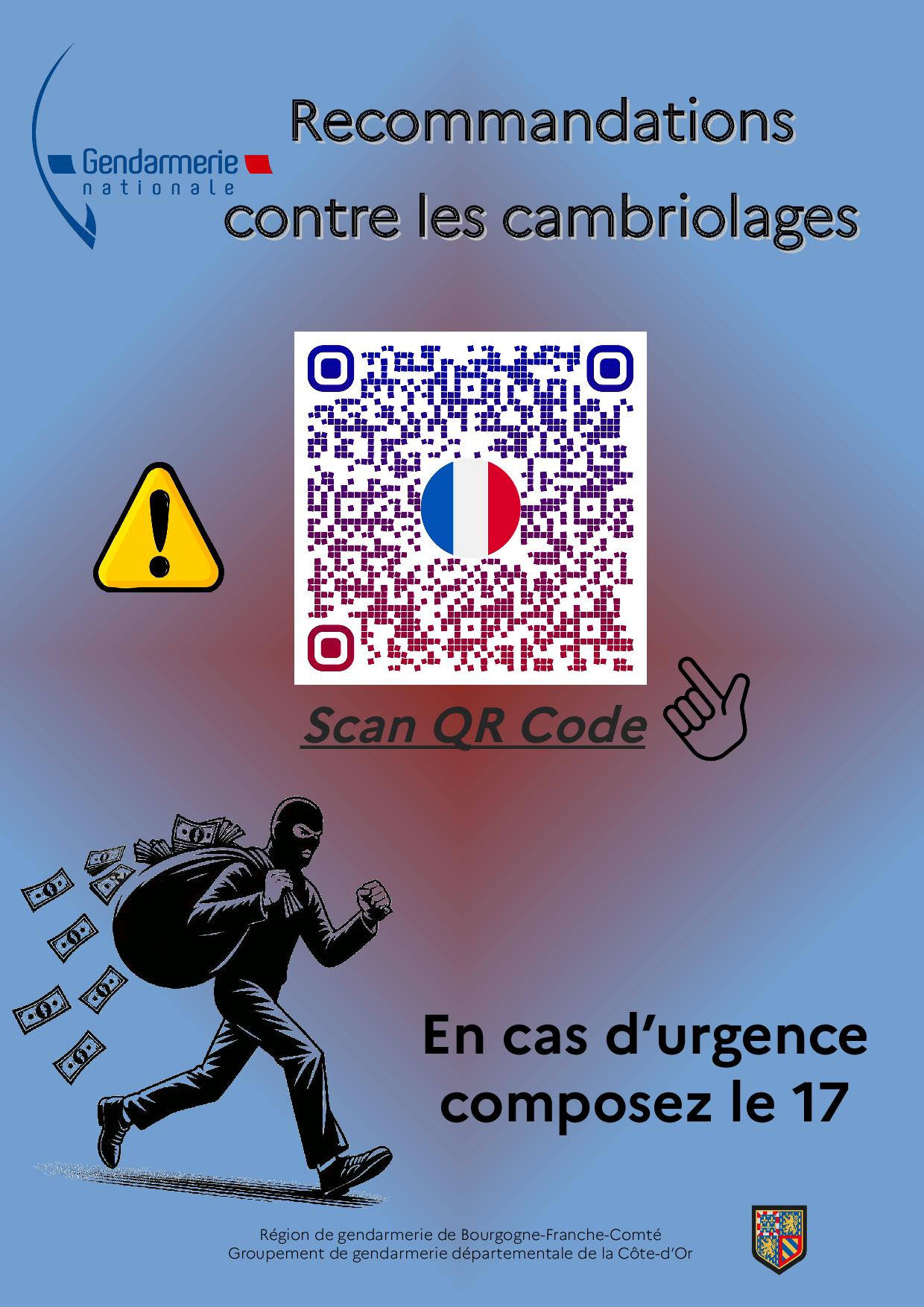 QR CODE Cambriolages